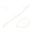 7TAG009570R0002 Cable tie; with a metal clasp; L: 92mm; W: 2.3mm; white; 80N LSxXkvHEca3XWIgAOoOcaPmHcvBTcIMuQgpPsnxfY20
