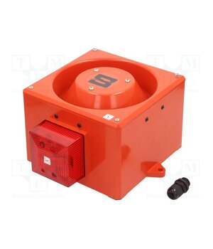 204735 Signaller: lighting-sound; 230VAC; siren,flashing light; red qJeAkrylhhisM_jeESx0-gtN6A0-WdtU_fwWHw6QFPk