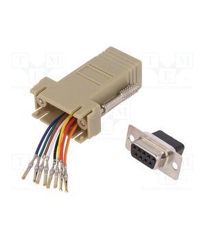 AK-610516-000-I Adapter; D-Sub 9pin socket,RJ45 socket fBw2eesTfpwSV9WQ80faAv8Kd3OOe007zHmEFLDGMSM