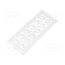 CS14055_STRADA-IP-2X6-T2 LED lens; rectangular; transparent; H: 9.17mm TeaIoICaRh1KZphSzFKrnacUmXf11sZaEmTqQXDXNJY