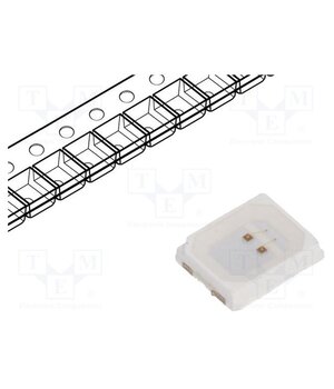 R2835UVC-Q8M LED; UV; 2835; 120°; 60mA; P: 20mW; λd: 440nm; 2.8÷3.6VDC; SMD; 100mcd J8ZhiI_lMX_IiiD3ZJ8rWpvCJtvjK05Sjgz6140ro1E