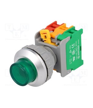 LXL30-1O/C G, W/O LAMP Switch: push-button; 30mm; Stabl.pos: 1; NC + NO; green; IP65; LBL30 eUso4Bg9lKOpM1-a-AOx0MpWGFd237po5gMdL-fvsog