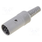 930348517 MAK 80 S Connector: DIN; plug; female; PIN: 8; 262°; straight; for cable lPMmo2wbnHFxRgudea3yvW2mbY47maYFbTqthybAOpI