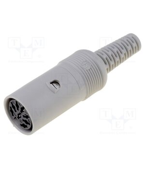 930348517 MAK 80 S Connector: DIN; plug; female; PIN: 8; 262°; straight; for cable lPMmo2wbnHFxRgudea3yvW2mbY47maYFbTqthybAOpI