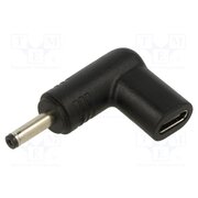 AK-ND-C05 Adapter; USB C socket,DC 3,5/1,35 plug; black; angular; 100W; 5A _e93vPqcEmfiQhx7KOURuu51V9pDKFUOh1z0eVqlDFE