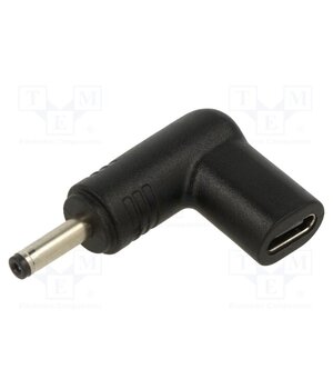 AK-ND-C05 Adapter; USB C socket,DC 3,5/1,35 plug; black; angular; 100W; 5A _e93vPqcEmfiQhx7KOURuu51V9pDKFUOh1z0eVqlDFE