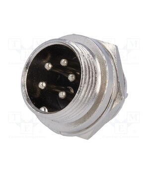 FC684205 Connector: microphone; socket; male; PIN: 5; for panel mounting sjXlwGKQ46Ok3i_labmqS1Q2Sf2VGHrkIVCOh8-Sivo