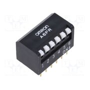 A6FR-6101 Switch: DIP-SWITCH; Poles number: 6; OFF-ON; 0.025A/24VDC; Pos: 2 uYZl_Mx8WdIJEUCp6MEF-b212ZsQc3ykpaqJik2hhzw