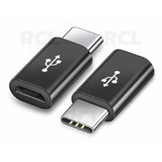 ADAPTERIS perėjimas USB-C (K) <-> micro USB (L)