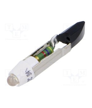 1505145W3 LED lamp; T5,5; white; 28VDC; 28VAC; plastic; 3mm; -20÷60°C hLr25UM2DNWscKfNEPyoof92MRGNTWH_reppv-rmmcA