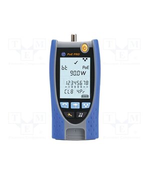 POE PRO Tester: LAN wiring; LCD 2,9"; Measured cable l: max.600m; VDV II ham6HP3SvE2Q4_Cirgh7CUTV3-dVrMhF2SAkVp5bGek
