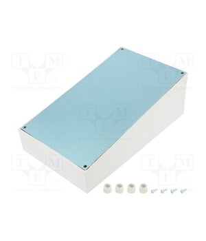 104.5 Enclosure: desktop; PULT-10; X: 130mm; Y: 215mm; Z: 77mm; ABS ZpmemxxP3LU3CZYRRhcZSH8BZzsV6pGaOjyNJfaRFrg