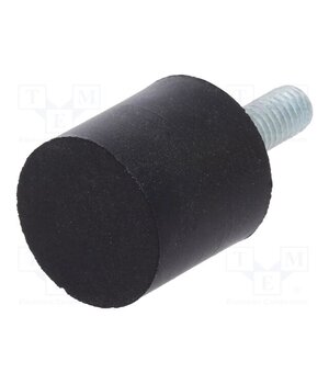 DVA.4-20-20-M6-18-55 Vibroisolation foot; Ø: 20mm; H: 20mm; Shore hardness: 55±5; 302N FfiLl2T2jZ3gTdFE1woHB_iVgoX7v2hFICteQ3NpboU