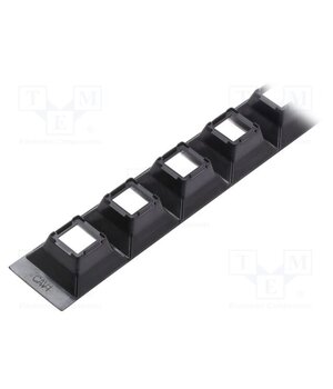C16585_DAISY-28X1-SHD LED lens holder; rectangular; Colour: black; H: 20.2mm QNmubdFKAUYrUCcFaQLeqvRd_JrSFLZP-NeK5X9Myh8