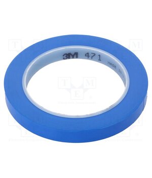 471-12-33/BL Tape: marking; blue; L: 33m; W: 12mm; Thk: 0.13mm; 2.5N/cm; 130% cQ4F7p1ZA7sHPYqSpOkju5i75p9kSQ9u5c53sf-RHyk