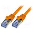 CQ3058S Patch cord; RJ45 plug,both sides; S/FTP; 6a; stranded; Cu; 2m; LSZH a0YKRnmh30JLQ3fDhiT9b7DvM0hxKeiVVlG51kz6SLQ