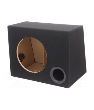 SK10 BLACK Car loudspeaker enclosure; MDF; black; 250mm; Øhole: 232mm; 25l JkTi5eHo-Wsdz34tOvdu5L5rJmi0mxcqF6Kbn4g8khQ