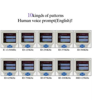 RFID IC/ID kopēšanas un nolasīšanas ierīce 125 kHz – 13,56 MHz kartēm ar LCD 3,2 collu displeju (iekļauts kartes/atslēgas/piekariņa komplekts)

 AP181+5.jpg