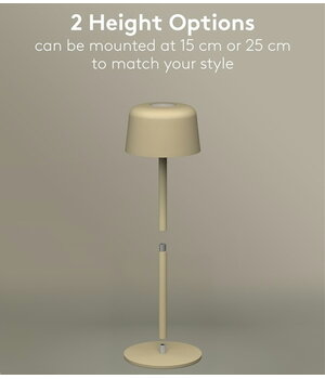 Беспроводная светодиодная настольная лампа, 2Вт 150лм 3000К, 25см, бежевая AASV20S+3.jpg