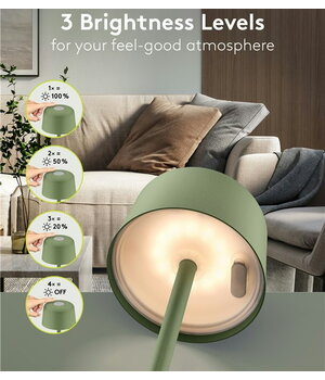 Беспроводная светодиодная настольная лампа, 2 Вт 150 лм 3000 К, 250мм, зеленая AASV20Z+2.jpg