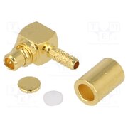 MMCX1112A1-3GT30G-14-50 Connector: MMCX; plug; male; angled 90°; 50Ω; RG178(A,B),RG196(A) 7Gs0iGr5tukIhu-JreyHTPWYvoCe1pS7zBEmllFlX-w