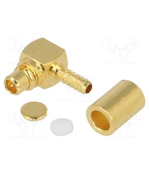 MMCX1112A1-3GT30G-14-50 Connector: MMCX; plug; male; angled 90°; 50Ω; RG178(A,B),RG196(A) 7Gs0iGr5tukIhu-JreyHTPWYvoCe1pS7zBEmllFlX-w