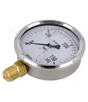 7079660 Manometer; 0÷160bar; Class: 1.6; 100mm; -20÷60°C; IP65; steel pGaoV617YnDsAwdszDkryoT3YSHfI8RRBdrdHzR5hr0