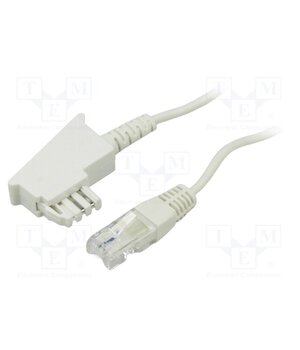 60676 Cable: telephone; RJ45 plug,TAE F plug; 20m; white; Core: Cu hWJ1X5PgG8UdH-zrz0nP21sbHtQKQ6HFnv2eeeP_IHQ