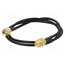 SMA-05-0.5 Cable; 0.5m; RP-SMA male,RP-SMA female; black; straight; 50Ω QKlq0c6-WKfkaSEgcmVw3ffdAwva2RndBJu4-lAVT6I
