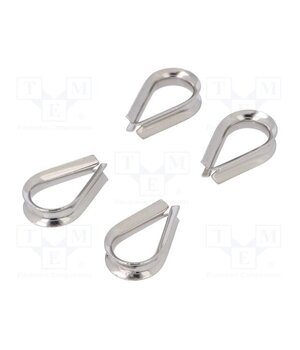 44506-4770 Thimble for rope; ER1022, ER5018, ER6022; stainless steel hApu76l04RyA7SfTK977ePW9FTH0Ic0VztOxLxK9FQk
