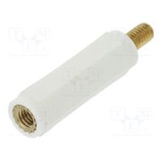 2186X28 Insulating sleeve; Int.thread: M4; L: 28mm; UL94V-2; polyamide -aG2K4M4umxzX814O79upCNpGVii5pNB4A8uNleIXRo