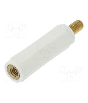 2186X28 Insulating sleeve; Int.thread: M4; L: 28mm; UL94V-2; polyamide -aG2K4M4umxzX814O79upCNpGVii5pNB4A8uNleIXRo