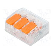 E.4191T Quick splice; 32A; 450V; for cable; spring clamp; 0.5÷4mm2; ways: 1 lFYcgh3Gk-A3eUYs2IQOeqi07CaITVkE5vU-gVWRuUs