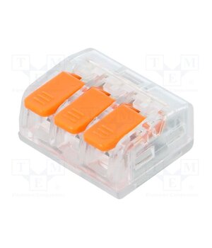 E.4191T Quick splice; 32A; 450V; for cable; spring clamp; 0.5÷4mm2; ways: 1 lFYcgh3Gk-A3eUYs2IQOeqi07CaITVkE5vU-gVWRuUs