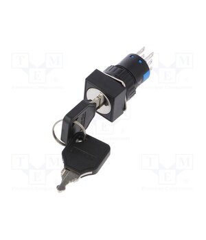 LAS1-AF-22Y/3 Switch: key switch; Stabl.pos: 3; Contacts: 3PST; Ø16mm; Key: flat ZWB2NTyFKluHtsbLTun58Ng8E5mArCRcWnYBC1WeMeA