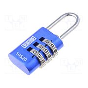 K10520BLUD Padlock; shackle,combination code; aluminium; A: 22mm; B: 20mm FgFH9WeWOmvRyQ1mLyi-Nc7cjZ8Xllg-42aNDIDNeHQ