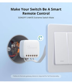 УМНЫЙ БЕСПРОВОДНОЙ ПЕРЕКЛЮЧАТЕЛЬ Sonoff E-WeLink S-MATE2

 ABESP0161+2.jpg