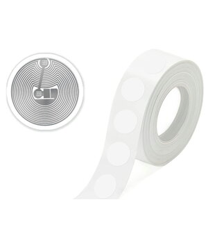 NFC adhesive sticker NTAG213 25mm13.56MHz 140 bytes ABNFC01+4.jpg