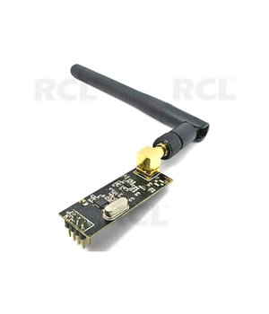 BEVIEL. KOMUNIKACIJOS MODULIS 2,4GHz, did. atstumo, su antena NRF24L01 PA+L ABRF2400.jpg