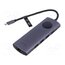 TQVHB Hub USB; USB 2.0,USB 3.0; PnP; grey; Number of ports: 9; 0.15m i8bmyeo0qnSkGqZHuxQ-T_eUfkTmFOSQV4rNRDLf68k