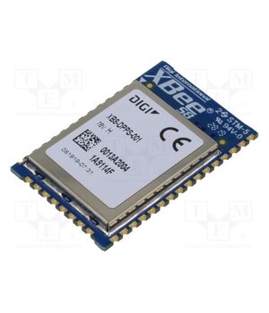 XB8-DPPS-001 Module: RF; PCB; XBee; 863÷870MHz; -106dBm; 14dBm; SMD; 48/27mA MT9JITN5mFsevnTmHtHvoxitpBNYcQj8jV_h_Z2KybM