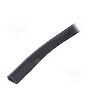 OKB-3 BLACK Hole and edge shield; PVC; L: 10m; black; H: 13mm; W: 6.5mm; -30÷70°C cc2j66PAKOqjdRCnG2s1tFZ6D_XFAYldQw1YySKsLyI