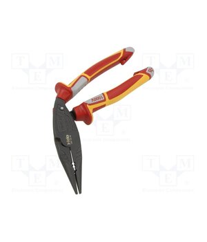 FL58012040 Pliers: insulated; insulated,curved; 205mm; tool steel DuBBQcTh1kAdDIGn8Fz1f6FUbSNh7CKe2SSR6iff4Og