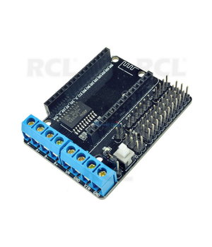 ESP8266 WiFi motora vadības paplašinājuma plate, L293D ESP12E Lua Things Smart Car

 ABRDV03.jpg