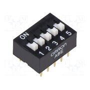 A6E-5104-N Switch: DIP-SWITCH; Poles number: 5; ON-OFF; 0.025A/24VDC; Pos: 2 5fBI7TVwCoRRAJWJcYs401kMqn6wS8-88tCgY3YpH-o
