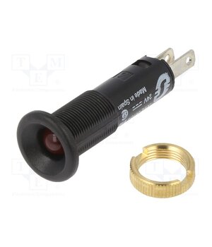 XVLA134 Indicator: LED; flat; red; 24VDC; Ø8mm; IP40; connectors; plastic roOk8R0u6XfU3EH1hz6zGs0lb_QNxfYcwpBH0O6jx-A