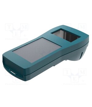 27010400 Enclosure: for display; X: 84mm; Y: 180mm; Z: 53.5mm; ABS; ocean blue WSIZXO89ma9foxq3gUMcz3Tl2emn8-wW18Oh9OWMdNI