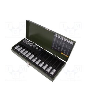 23296 Wrench-set; socket bits,spline (12-angles); 1/2"; 18pcs. imMUAdx2fqE2gBC9IAbUANuuAdInhyH5SPLAoGEXmmQ