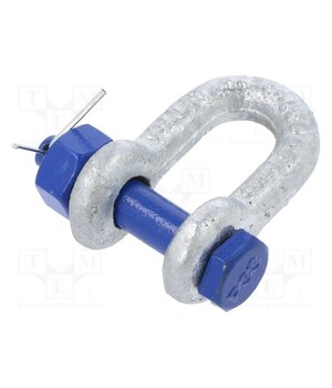 GN 584-10-B Dee shackle; steel; for rope; zinc; 10mm; 3/8" oe-KWzchu3NpU7qzZthLrOYcOxSkgbIzAAPLW30HLDo
