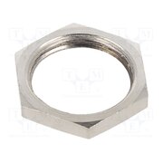 166-50102 Nut; M20; brass; Thread: metric; Pitch: 1.5; Plating: nickel yXsFb3PAHT1ntcr-dM0MAKViOM2Q7XdBcqdAjjsHanc